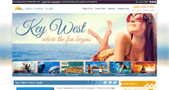 Desktop Screenshot of keywestvisitorguide.com