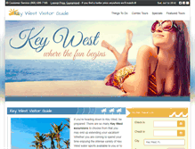 Tablet Screenshot of keywestvisitorguide.com